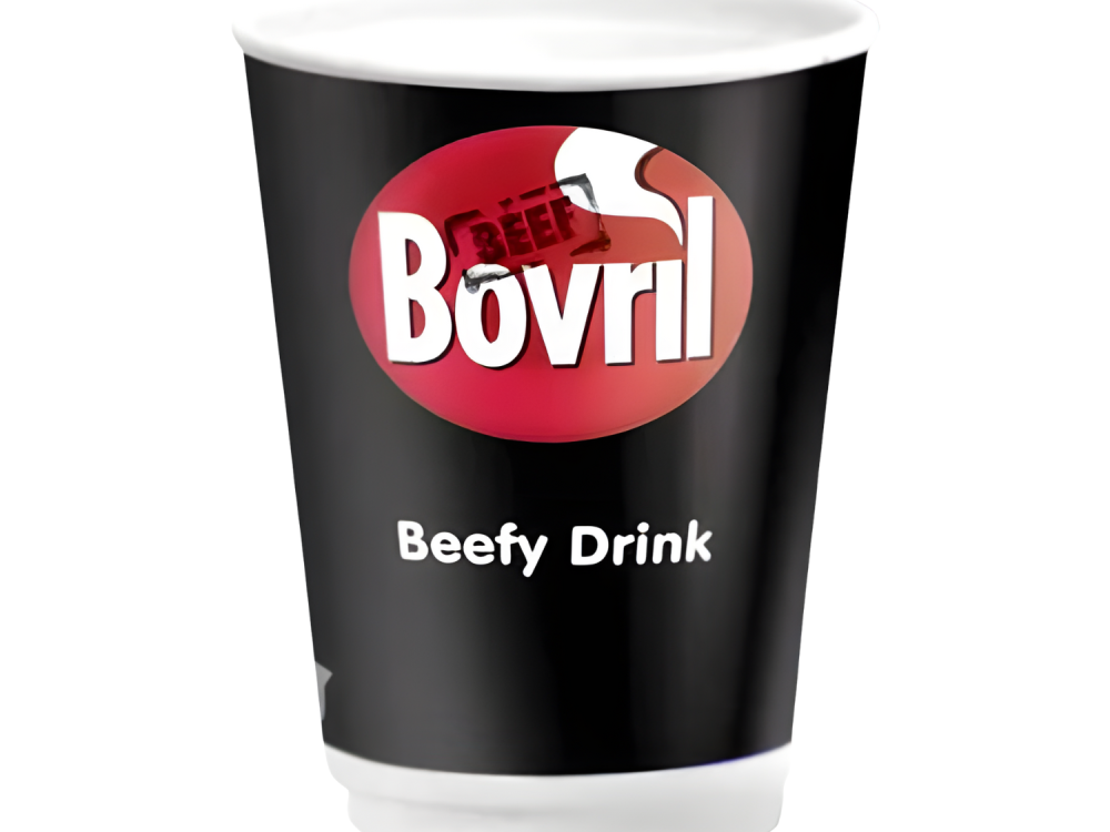 12oz Foil Sealed Drinks – Bovril Beefy Drink – Nescafe & Go Compatible (Pack of 10 Cups)