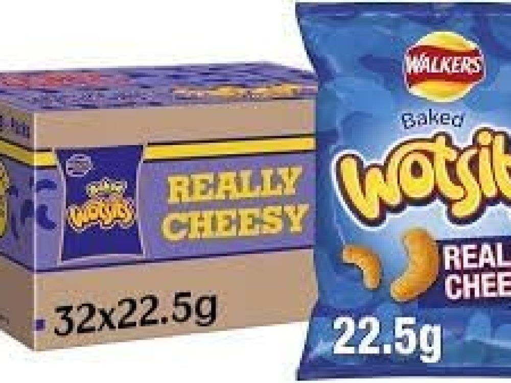 Walkers Wotsits Really Cheesy Snacks 22.5g (32 Bags x 22.5g)