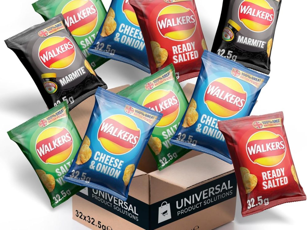 Walkers Crisps 32.5g Custom Variety Case  4 Flavours