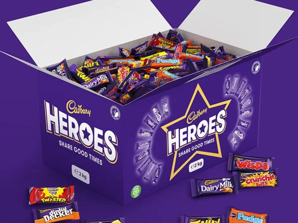 2024 Flash Sale + Free Shipping]Cadbury Heroes Chocolate Bulk 2 KG Sharing Box