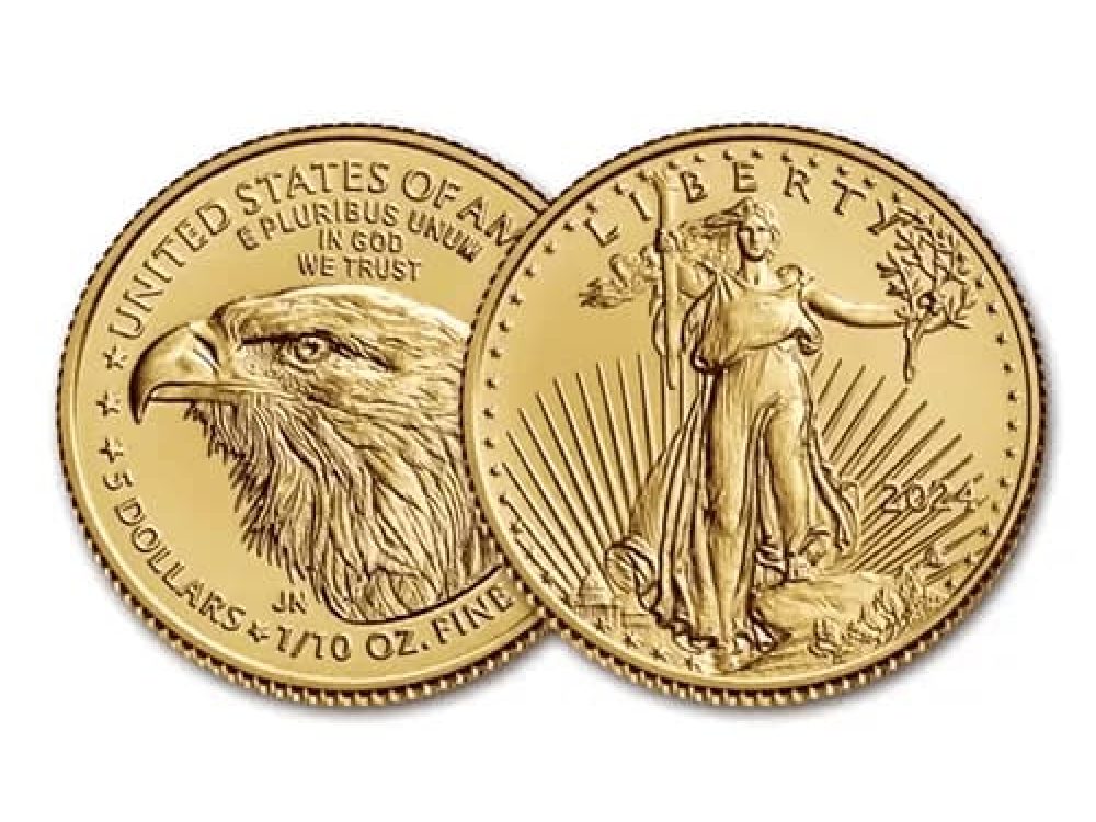 American Eagle 2024 One Ounce Gold Uncirculated Coin