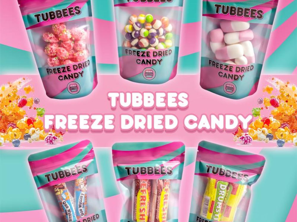 Tubbees Freeze Dried Sweets, 4 FOR £4 DEAL!Freeze Dried Skittles, Starburst, Squashies andMORE! UK Made, Candy, Snacks